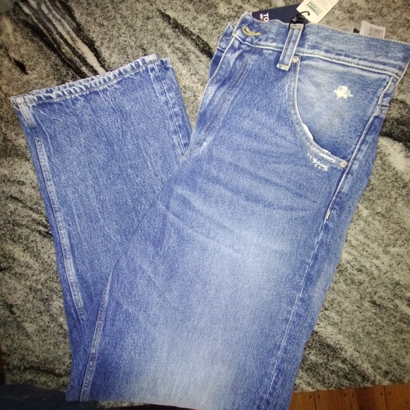 Tommy jeans aiden baggy, size 34 34 loose fit faded, one white pocket - Picture 3 of 10